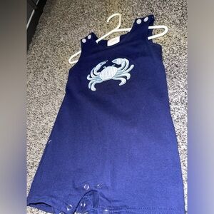 NWOT Stitchy Fish Crab Outfit Size 12 Months